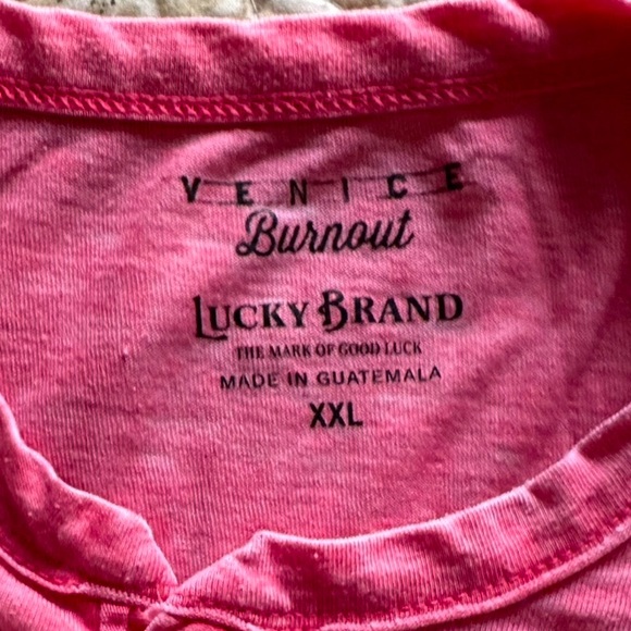 Lucky Brand 2 button Tee - Picture 2 of 5